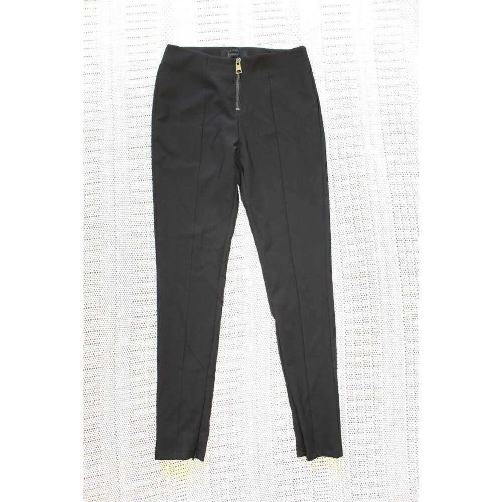 La Haine Inside Us Black women's skinny pants size Small Ankle zipper NWT asis